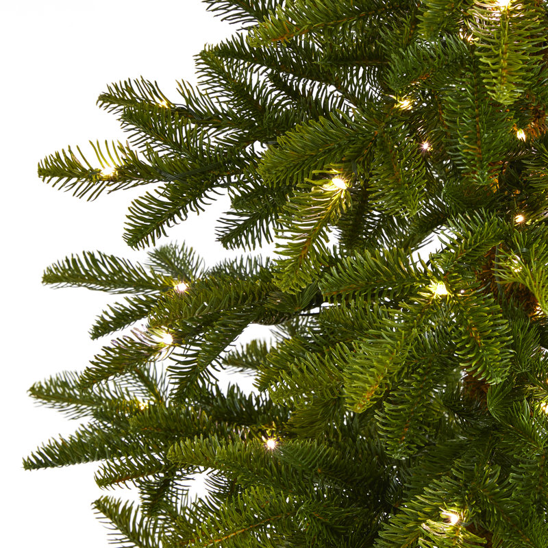 Lighted Artificial Christmas Tree, 7' H