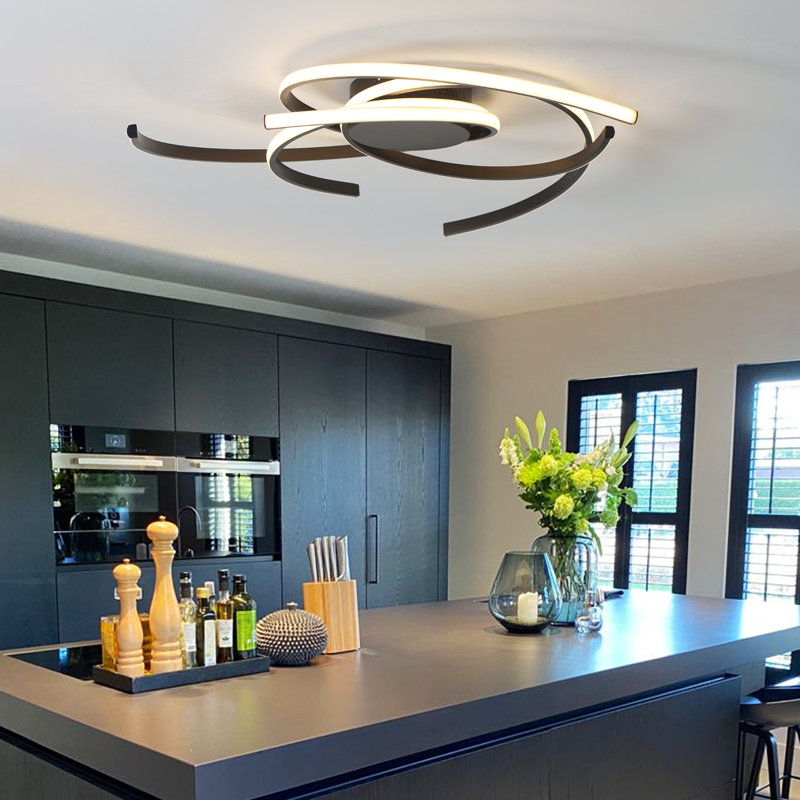 Codie 3-Light LED Semi Flush Mount - Dimmable