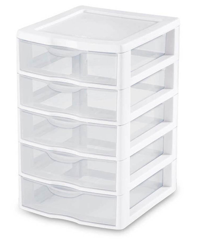 5 Drawer Storage Chest