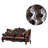 93'' Faux Leather Sofa