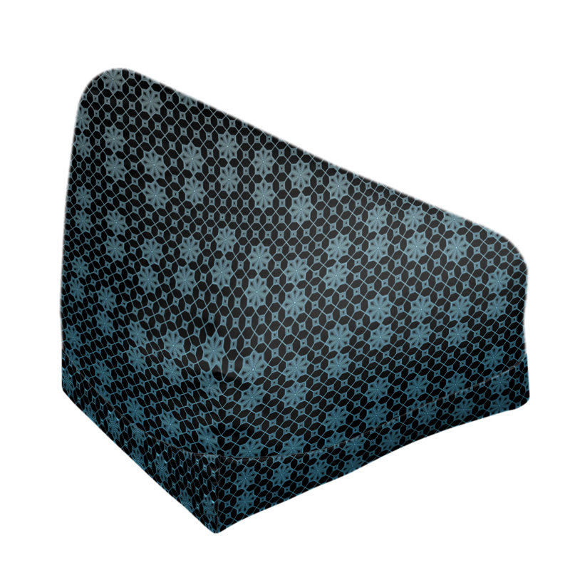 Fauteuil à billes standard & Leffel, H 120 po x l 31 po x P 60 po, Noir / Bleu, Pas de bourre