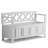 Amherst 48"W Solid Wood Entryway Storage Bench with Lift-Top Lid and Dual Compartments-696267681