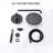 10" Matte Black Roud Rain Shower Head and Handheld Shower Head Set