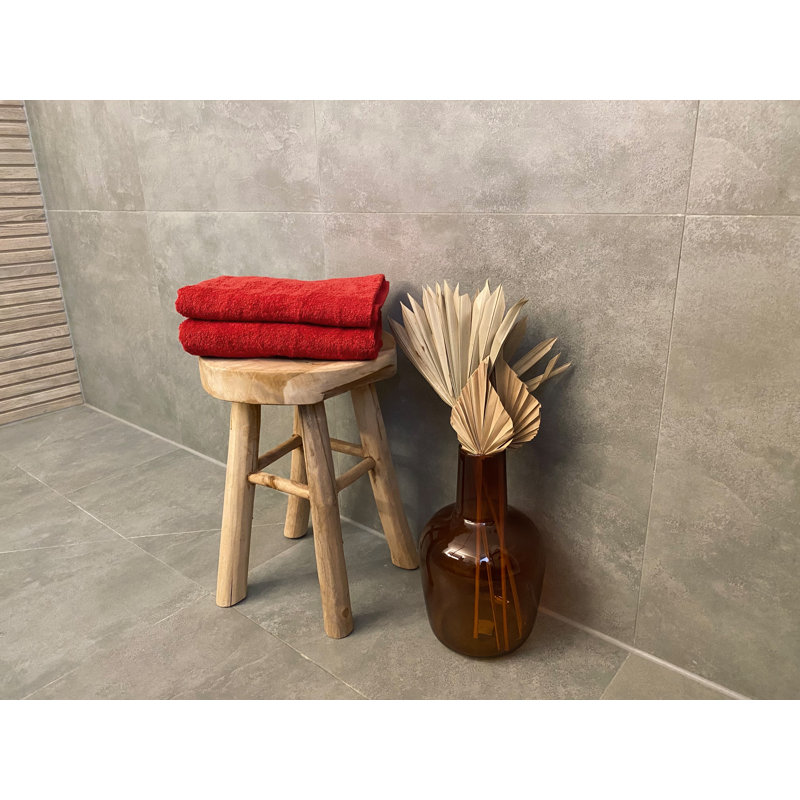 Midweight Hand Towel, Red