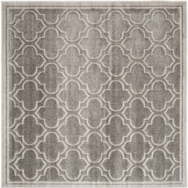 Ammundsen Abstract Gray/Light Gray Area Rug