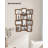 Rustic Brown Collage Picture Frame - 12-Photo Display For Family Memories - Easy To Assemble