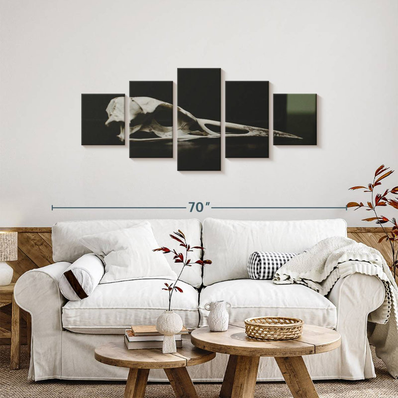 Bird Skull, 24" H x 55" W
