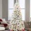 7 pi Arbre de Noël pin floqué éclairé-1718942297