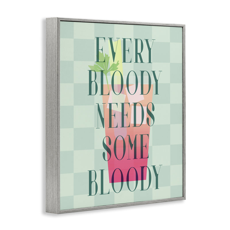  «Bloody Mary Cocktail», estampe numérique de Daphne Polselli, H 30 po x l 24 po, Estampe numérique Farmhouse