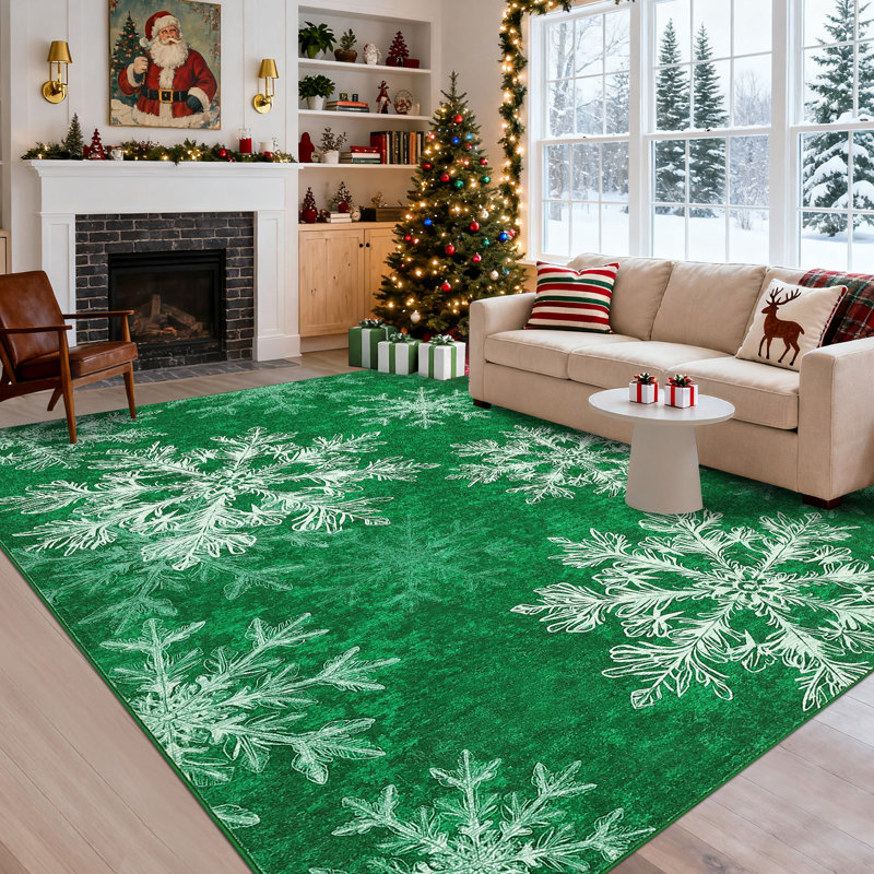 Tapis Christmas Christmas, Rectangle 9 pi x 12 pi
