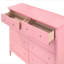 Charmante commode décontractée rose-2118691050