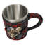 Tasse à café en résine rouge rouge