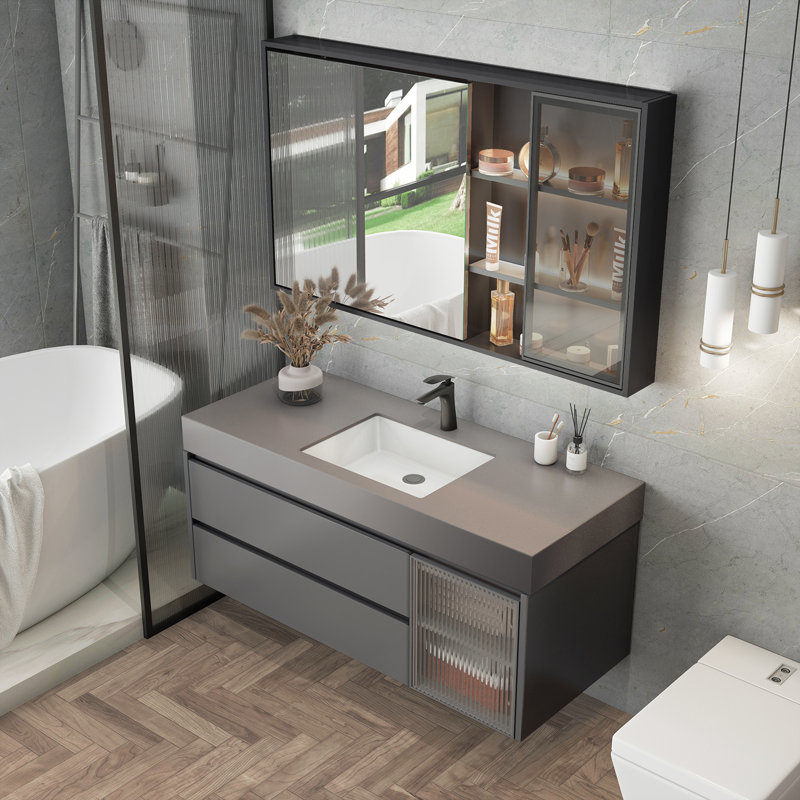 20'' White Ceramic Rectangular Undermount Bathroom Sink