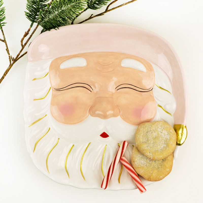 Le plateau de Dolomite Katrinia Holiday Aisle®, Rose