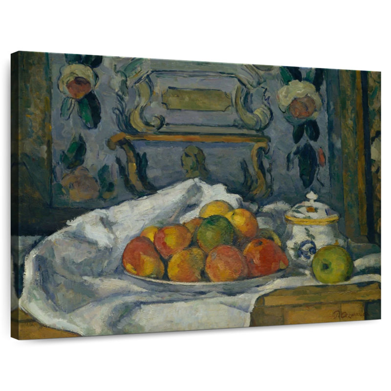 Cezanne Dish Of Apples, 12" H x 15" W