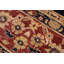 Tapis bleu unique de style années 2000 de 9 pi 1 po x 12 pi 5 po