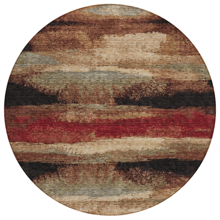 Aleighna Area Rug with Non-Slip Backing
