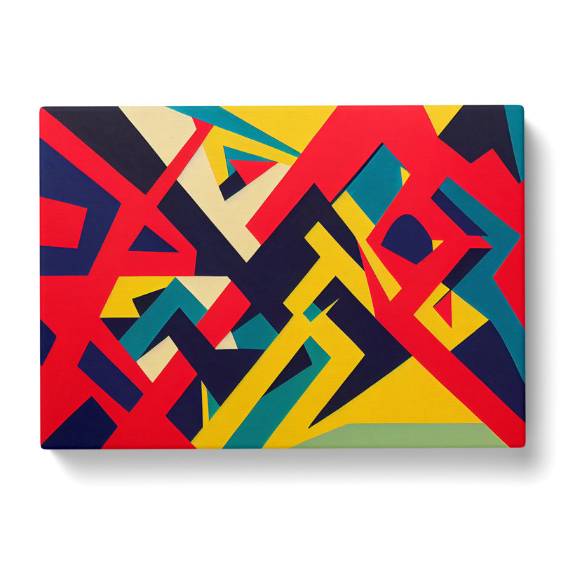 Grand Abstract Art - Wrapped Canvas, 40cm H x 60cm W x 3cm D