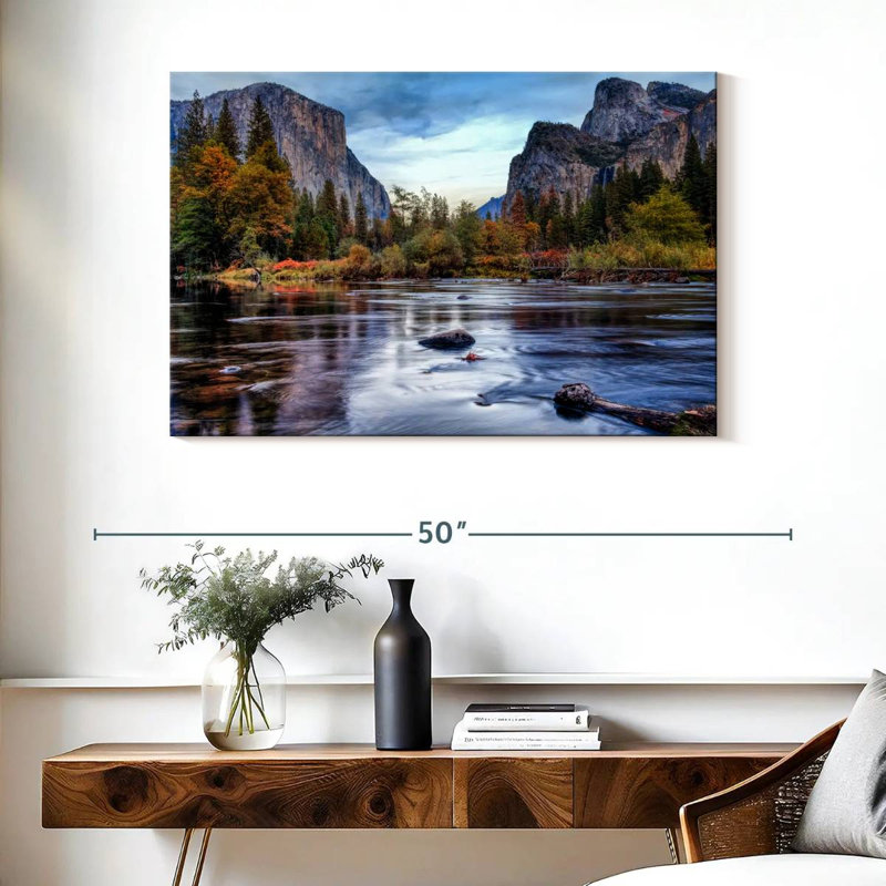 Alvord Still Merced River, H 26 po x l 39 po