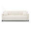 Febo 83'' Square Arms Teddy Sofa Solid Wood Frame with Pocket Spring Cushion-977414150