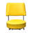 Retro Home Single Ring Upholstered Swivel Bar & Counter Stool with Back-18734016-48367129