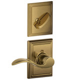 Addison Single Cylinder Interior Lever Set