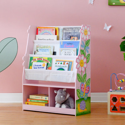 Teamson Kids Animals Display Bookshelf with Storage Drawer