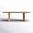 Amadeus Rectangular with Solid Wood Base Dining Table
