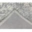 Tapis gris en laine touffeté à la main Damask