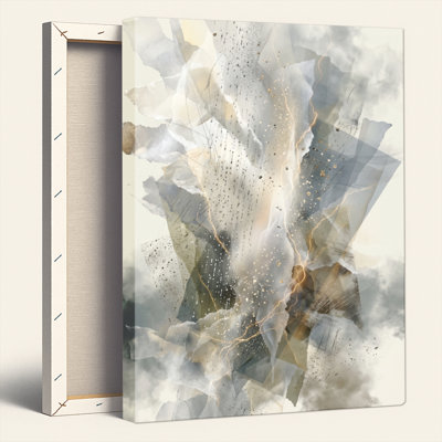 «Gallery Wrap», art mural sur toile pour le salon, la chambre à coucher, le bureau ou le vestibule - décoration murale décorative avec art abstrait