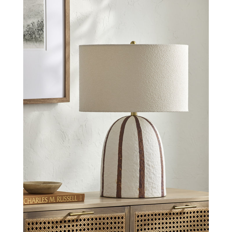 Gwendol Table Lamp, Beige/Brown