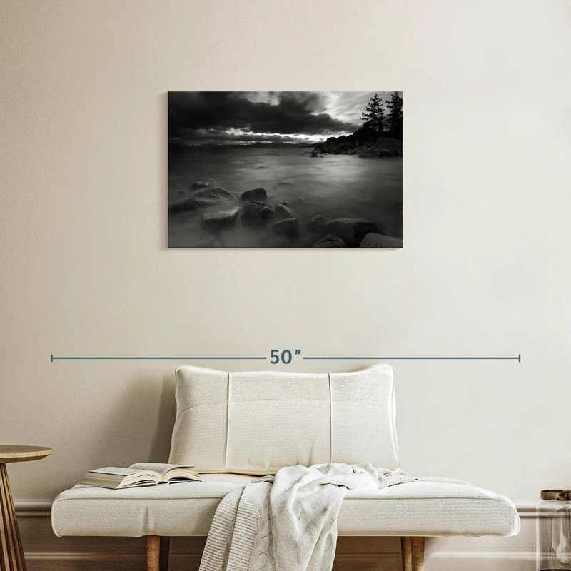 Alvord noir et blanc Alvord, H 20 po x l 30 po