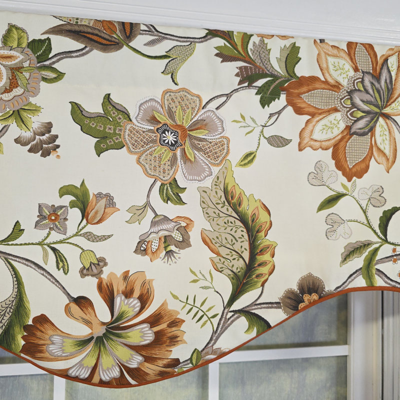 Zanzibar Cornice Valance, Orange