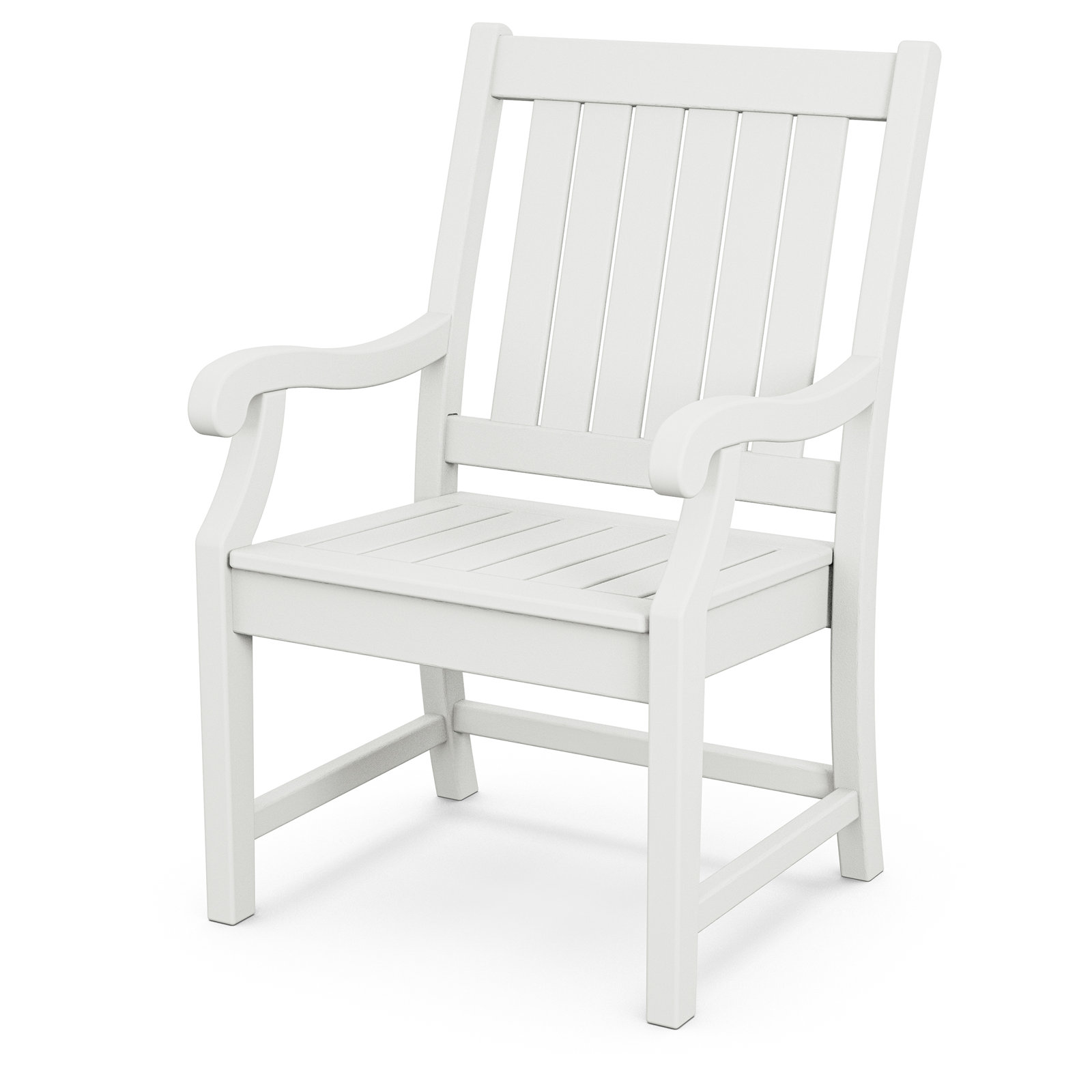 POLYWOOD® Verlyn 72" Patio Dining Set, White
