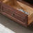 American retro carved storage coffee table