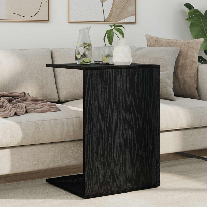 End Table, Black Oak