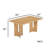 60-inch Rectangular Wooden Dining Table With Carved Legs, Suitable For Dining Rooms And Living Rooms.-1956561162