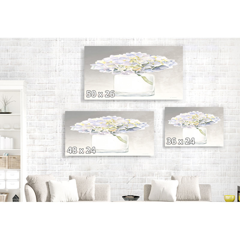 Fleurs dans un pot, hortensias, floral, fleurs, paisible, doux, propre, jaune, vert, sur gris, blanc, tranquille