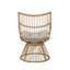 Chaises longues confort pour le patio, fer rotin Pe, sièges de patio modernes Boho