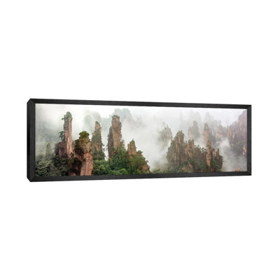 Cloud-Shrouded Zhangjiajie by Hua Zhu - Panoramic Print on Canvas