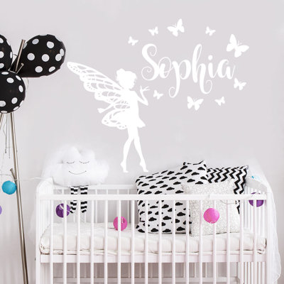 Décalcomanie murale chambre de bébé papillon