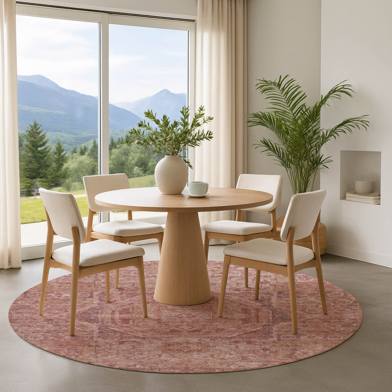Tapis de qualité supérieure lavable à la machine AMF1743 Global, Rond 8 pi