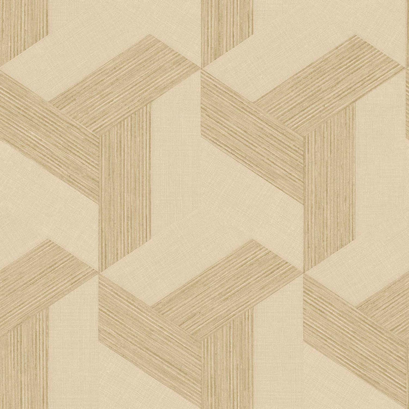 Galerie Synergy Geometric Wallpaper, Dark Beige