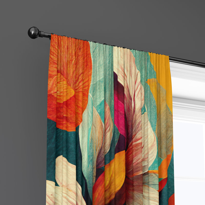 Semi Sheer Curtain Pair, 20" W x 82" L