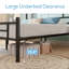 Metal Platform Bed With Modern-Style Headboard And Footboard, No Box Spring Needed-1120605658-1120605659