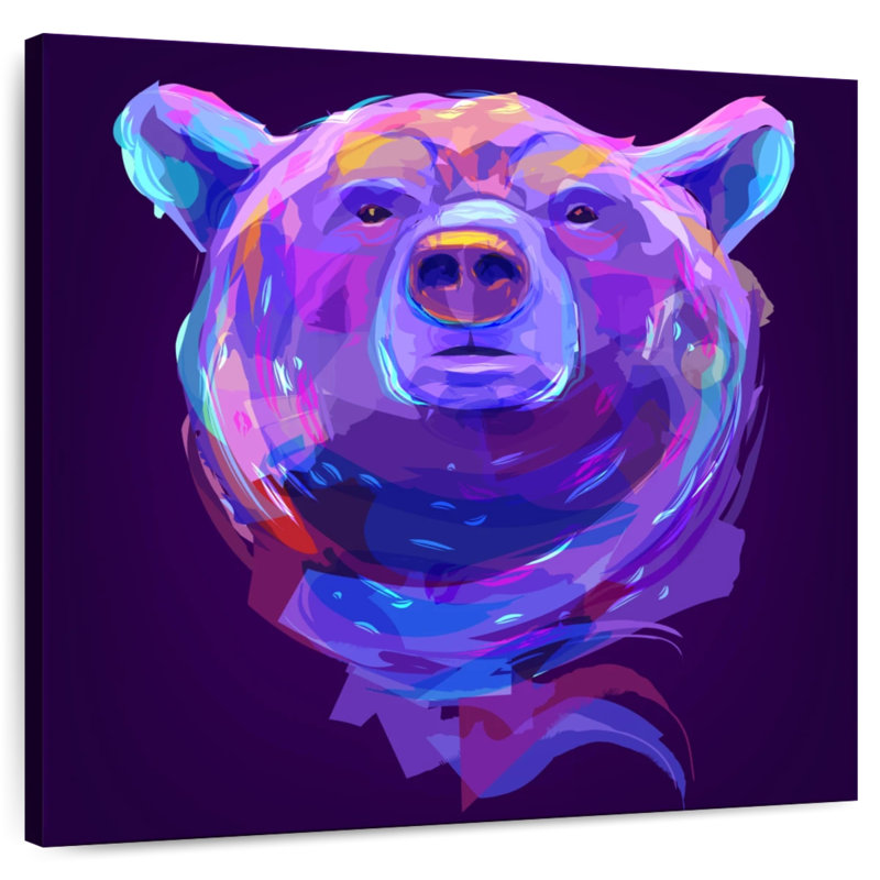 Brampt Colorful Bear, 33" H x 33" W