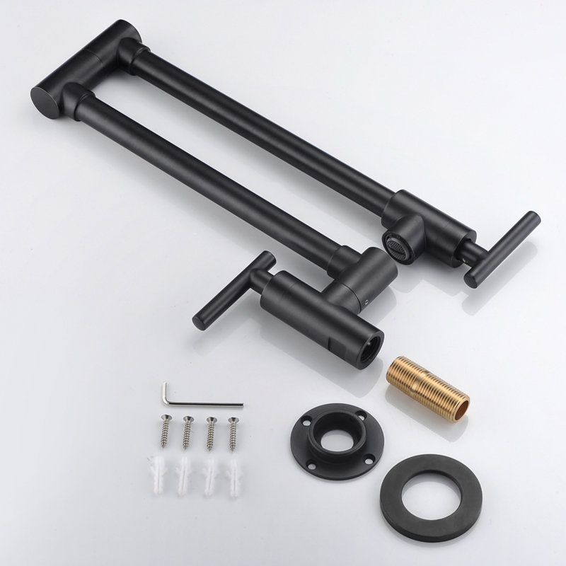 Sumerain S6113X-6111 Kitchen Faucet, Matte Black