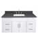 49'' Quartz Single Bathroom Vanity Top with Sink