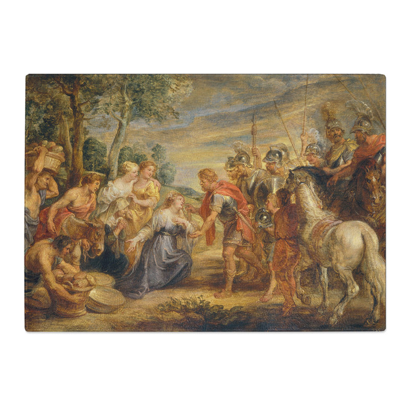 The Meeting of David and Abigail by Peter Paul Rubens Chopping Board, 28.5cm W x 39cm L