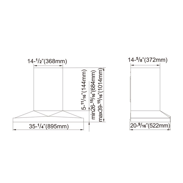 Dimensions du produit
